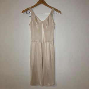 Vintage Warner’s Cream Silk Slip Dress Size Small
